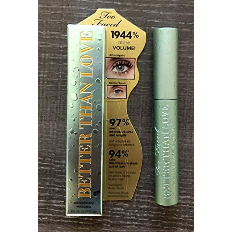 Too Faced Better Than Love Intense Black Waterproof Mascara with