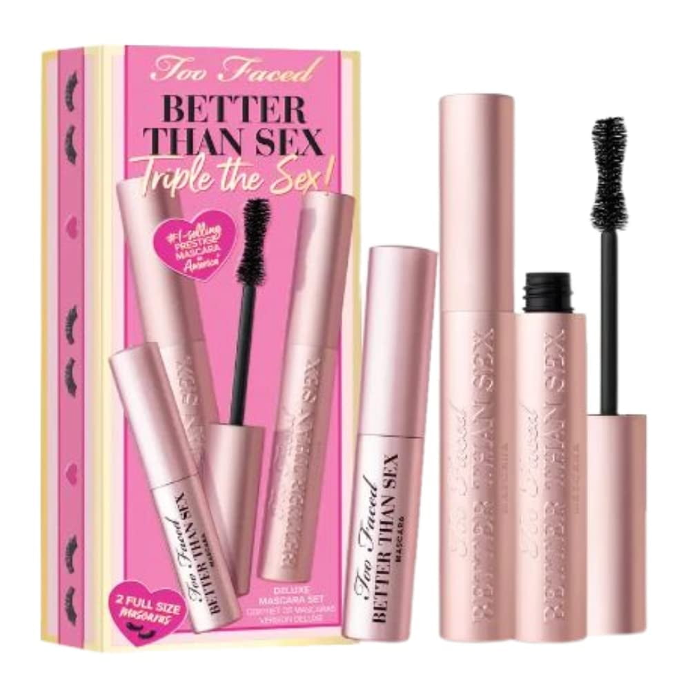 Too Faced Better Than Sex Triple The Sex! Limited Edited Deluxe Mascara Set  - Walmart.com