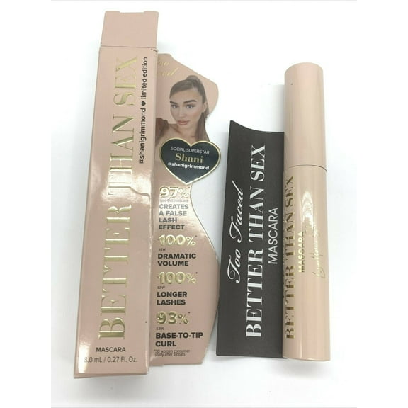 Too Faced Better Than Sex Volumizing Mascara x @shanigrimmond 0.27 oz/ 8 Ml