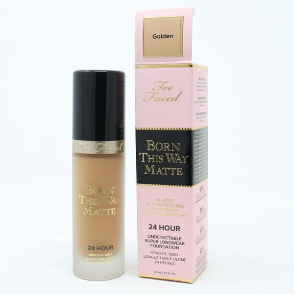 Too Faced Born This Way Matte 24 Hour Foundation Golden 1.0oz/30ml New With Box