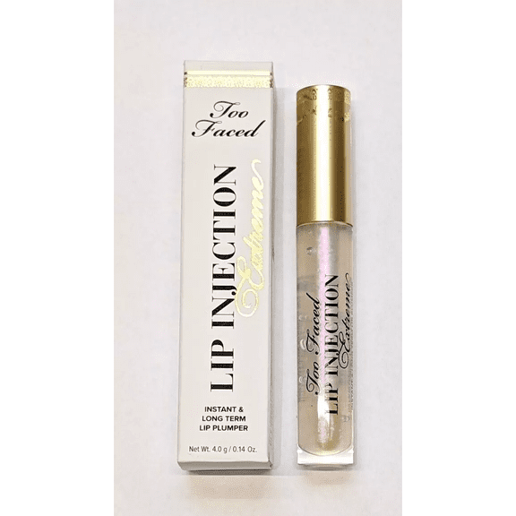 Too Faced Clear Lip Injection Extreme Lip Plumping Gloss 0.14oz