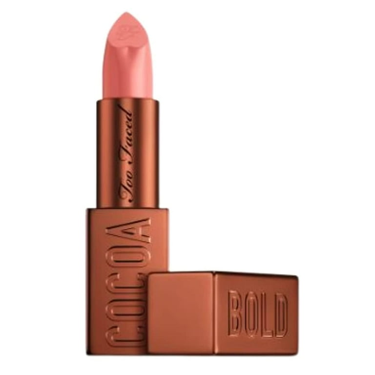Too Faced Cocoa Bold Cream Lipstick Triple Fudge - Walmart.com