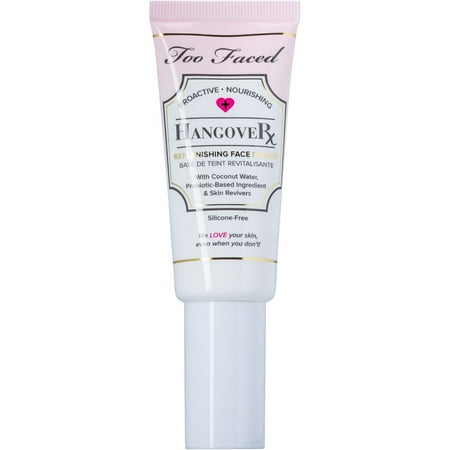 Too Faced Hangover Cream Foundation Primer for All Skin, Replenishing, Hydrating, Smooths Fine Lines and Pores, Long-Lasting, 1.35 oz