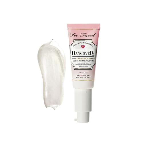 Too Faced Hangover Travel Size Replenishing Face Primer, 0.68 fl. oz., Clear
