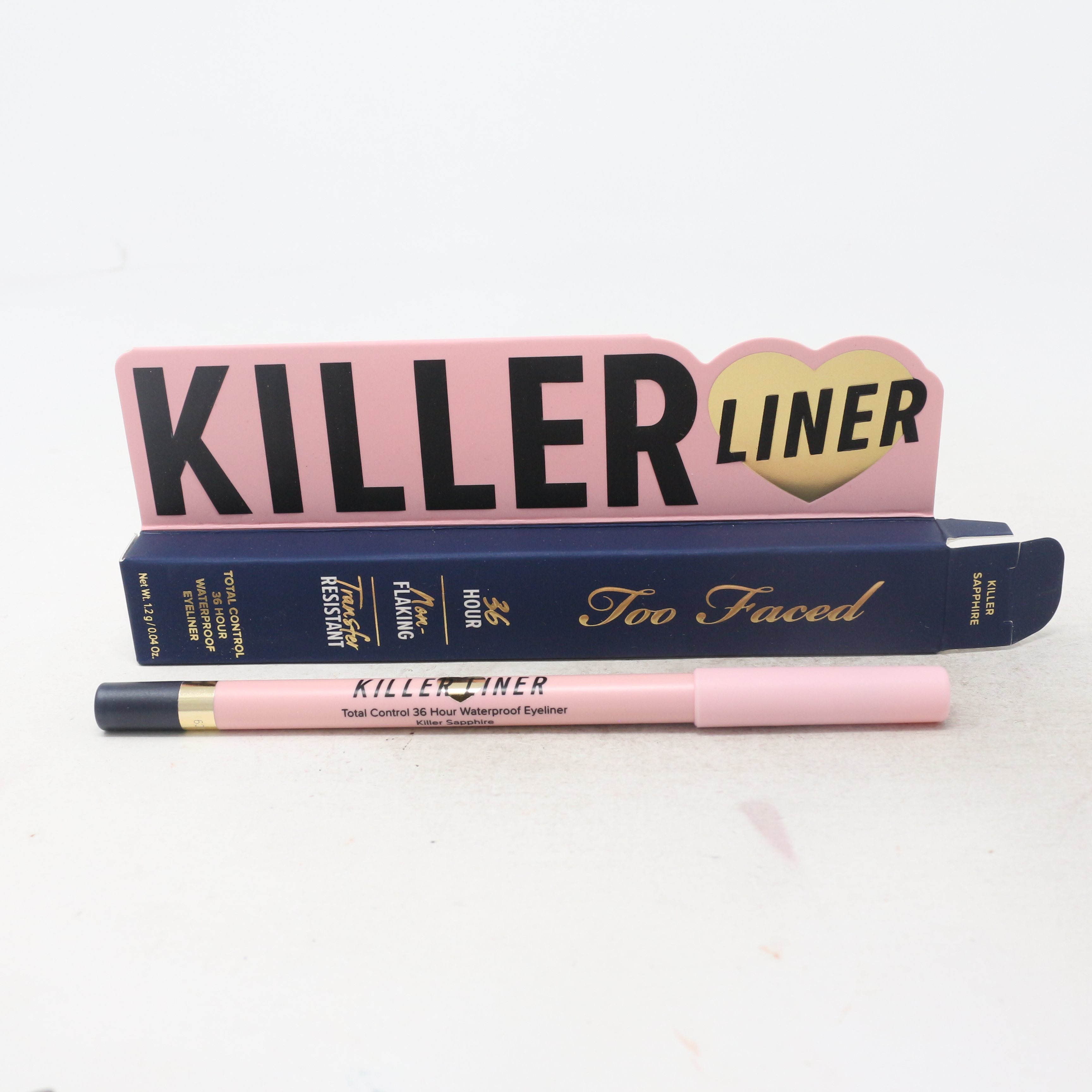 Too Faced Killer Liner Total Control 36 Hour Eyeliner 0.04oz Killer Sapphire New