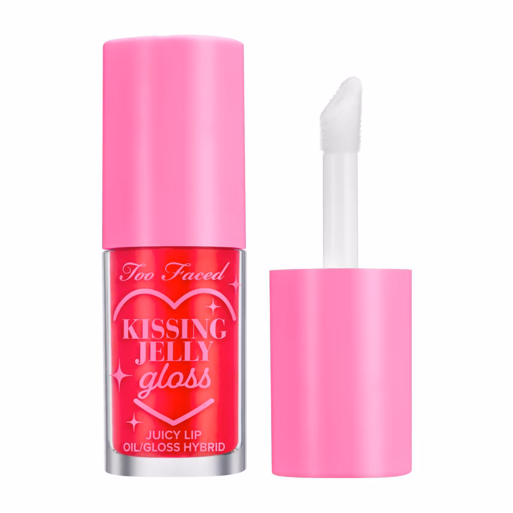 Too Faced Kissing Jelly Gloss Juicy Lip Oil / Gloss Hybrid - Cherry Pie - 4.50 mL / 0.15 fl oz