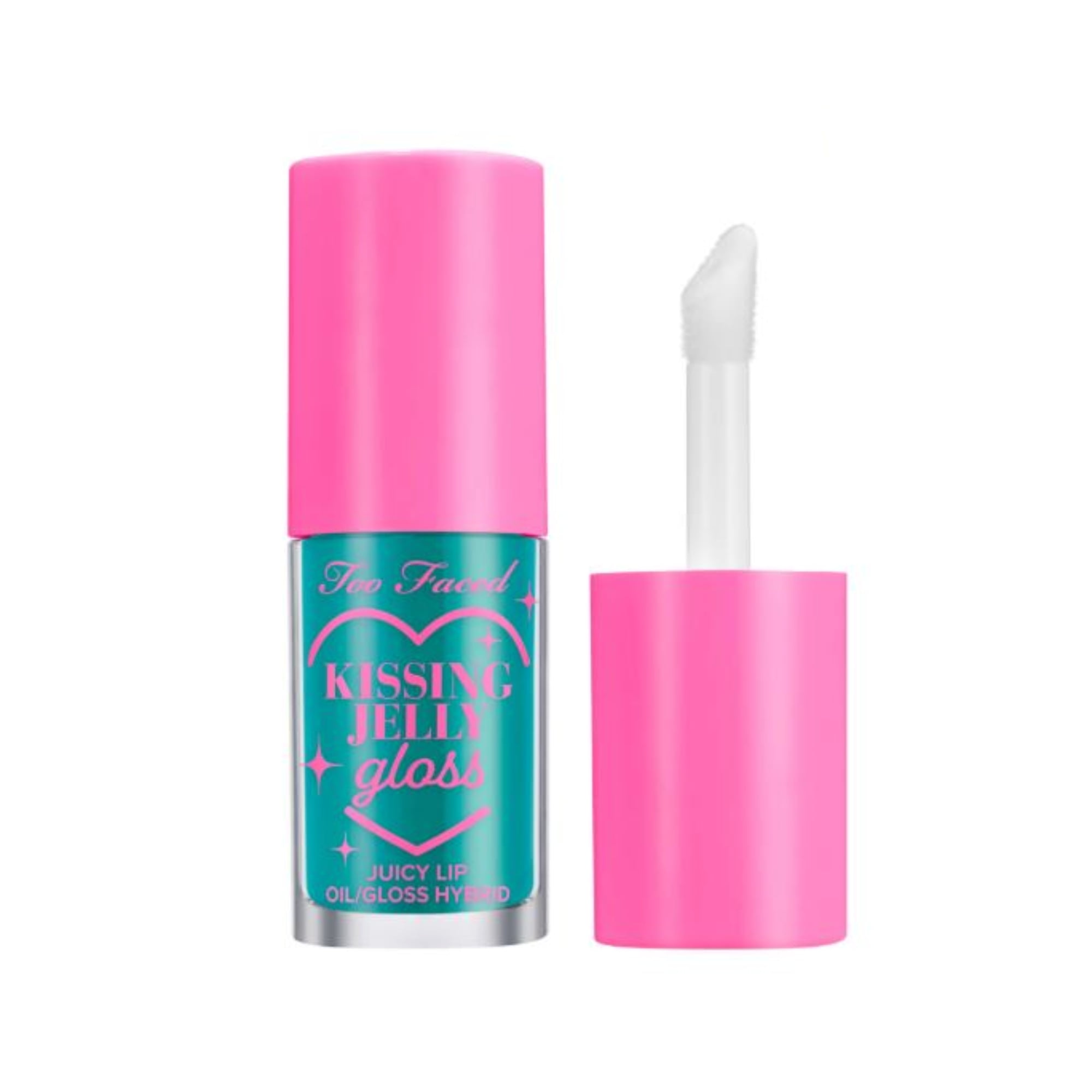 Too Faced Kissing Jelly Non-Sticky Lip Oil Gloss Color: Sweet Cotton Candy Size: 0.15 FL OZ