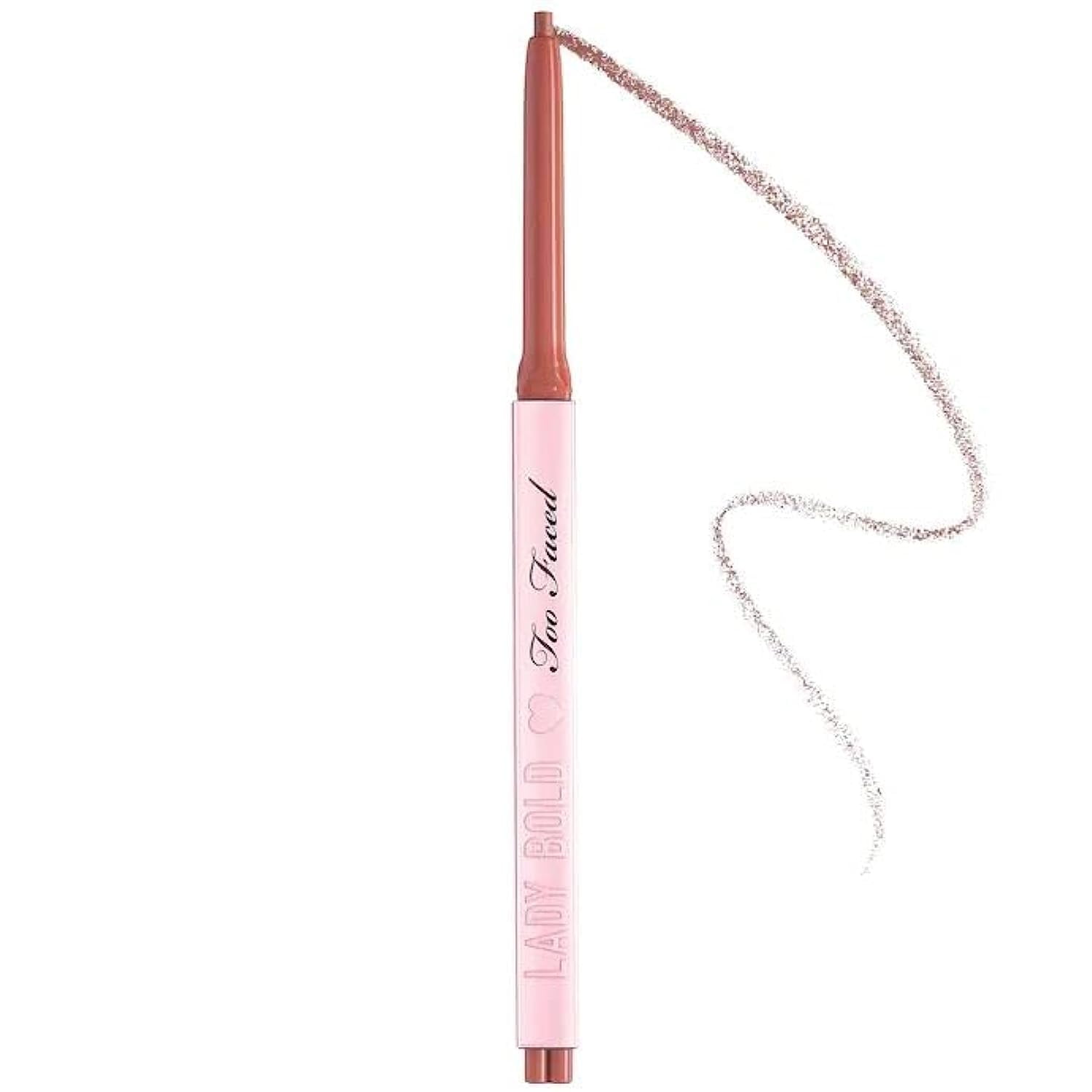 Too Faced Lady Bold Waterproof Longwear Lip Liner - Limitless Life (warm rosy-brown), 1 Count