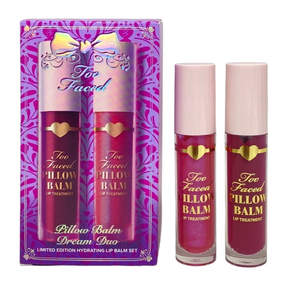 Too Faced Limited Edition Pillow Balm Dream Duo Lip Balm Set - Fairy Kiss & Berry Jam Kiss