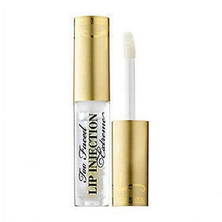 Too Faced Mini Lip Injection Extreme, Hydrating Lip Plumper, Clear