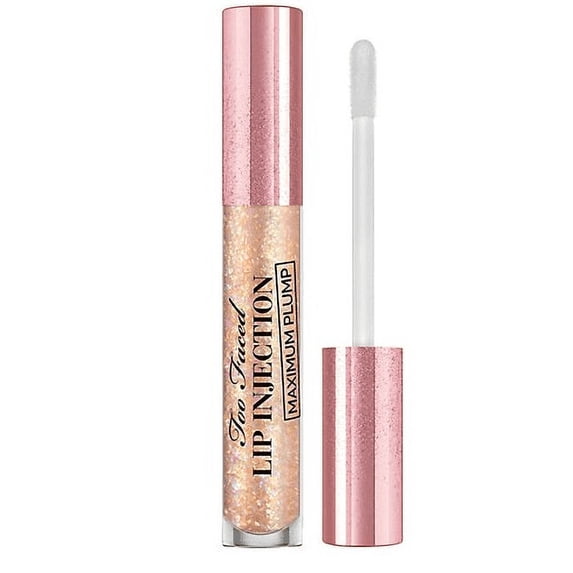 Too Faced Lip Injection Maximum Plump Extra Strength Hydrating Lip Plumper - Cosmic Crush (clear base with glitter)
