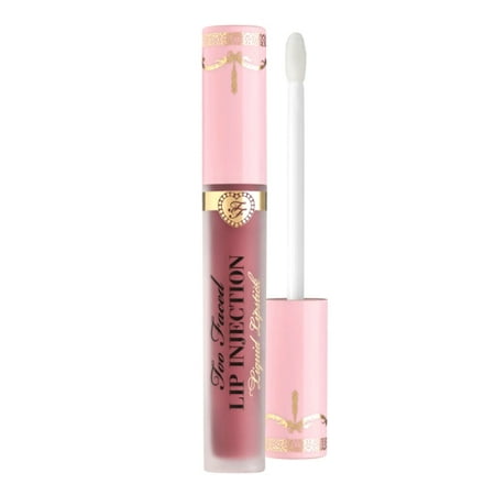 Too Faced Lip Injection Power Plumping Cream Longwear Liquid Lipstick - Filler Up - (Muted Mauve Pink) 0.10 Fl oz / 3 mL