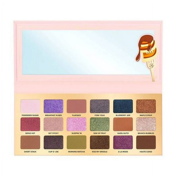 Too Faced Maple Syrup Pancakes Eye Shadow Palette 18 Limited Edition Shades