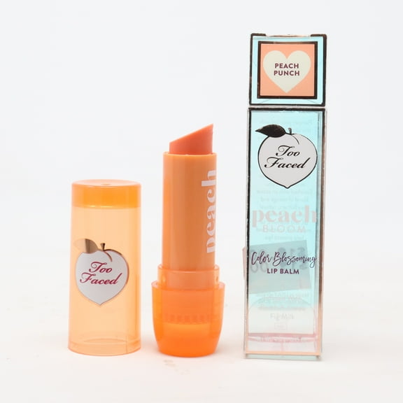 Too Faced Peach Bloom Color Blossoming Lip Balm 0.15oz Peach Punch New With Box