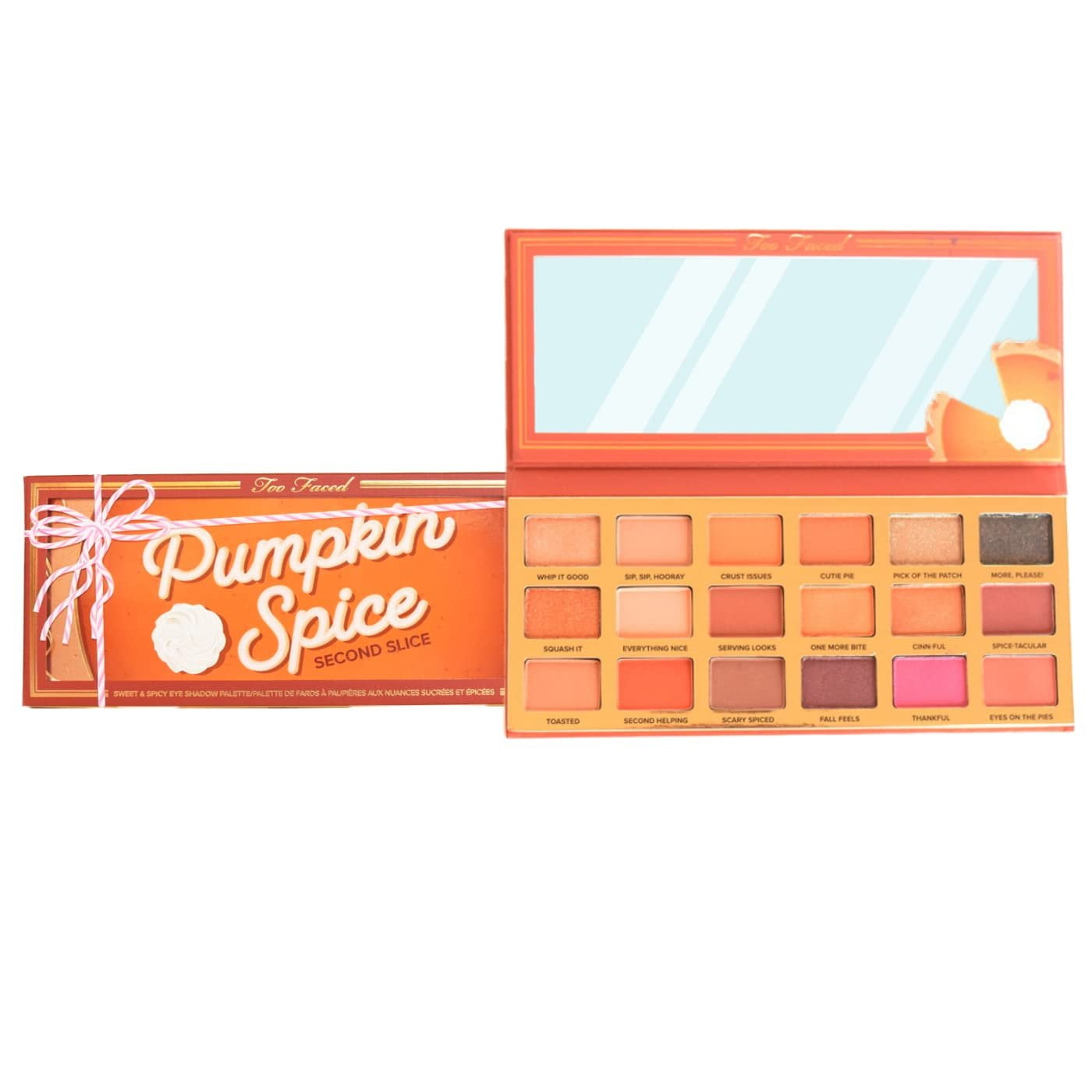Too Faced Pumpkin Spice Second Slice Eyeshadow Makeup Palette with Shimmer