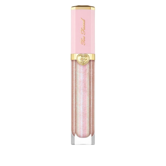 Too Faced RICH & DAZZLING Hi Shine Sparkling Lip Gloss, Pants Off Dance Off .25oz
