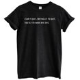 thumbnail image 1 of Too Fly to Wave Bye-Bye Fun Graphic Tee T-Shirts for Women Men, Short Sleeve Tops - Vintage Black, 1 of 5