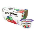 thumbnail image 1 of Too Good & Co. Lower Sugar Mixed Berry Flavored Low Fat Greek Yogurt Cultured Product, 5.3 oz, 4 Count, 1 of 10