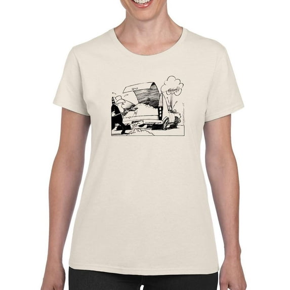 Too Heavy To Drive T-Shirt Women -Wilfred Hildonen Designs, Female Large