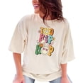 thumbnail image 1 of Too Hip to Hop, Retro Easter Sunday Bunny Art Favor, Souvenir or, Ivory Comfort Colors T-Shirt, Small, 1 of 1