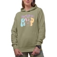 thumbnail image 1 of Too Hip to Hop with a Bunny Wearing Eyeglasses, Easter Sunday Art Favor or Merch Gift, Sand Hooded Sweatshirt or Hoodie, Medium, 1 of 5