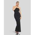 thumbnail image 1 of Strapless Cinched-Waist Athleisure Black, Too Hot to Handle Dress (Women's) - Mrs Momma Bear, 1 of 8