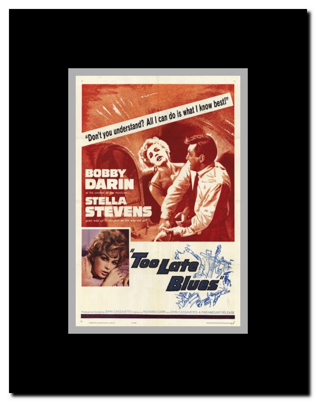 Too Late Blues Framed Movie Poster