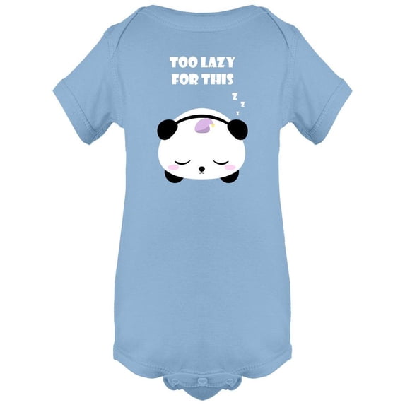 Too Lazy For This Panda Bodysuit Infant -Image by Shutterstock, 24 Months