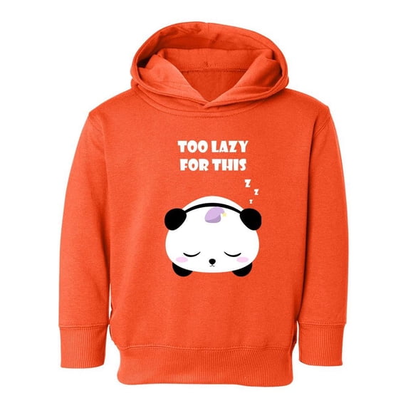 Too Lazy For This Panda Hoodie Toddler -Image by Shutterstock, 5 Toddler