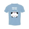 thumbnail image 1 of Too Lazy For This Panda T-Shirt Toddler -Image by Shutterstock,  3 Toddler, 1 of 4