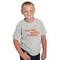 thumbnail image 1 of Too Lazy Ironic Halloween Costume Crewneck T Shirts Boy Girl Teen Brisco Brands S, 1 of 6