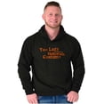 thumbnail image 1 of Too Lazy Ironic Halloween Costume Unisex Plus Fleece Graphic Hoodie Brisco Brands 2X, 1 of 5