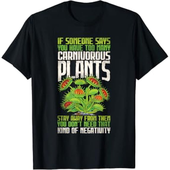 Too Many Carnivorous Plants Exotic Plant Collectors Graphic T-Shirt ...