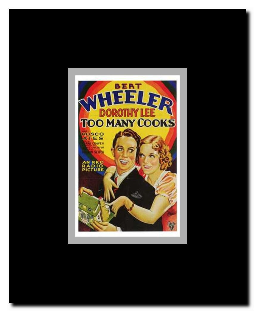 Too Many Cooks Framed Movie Poster