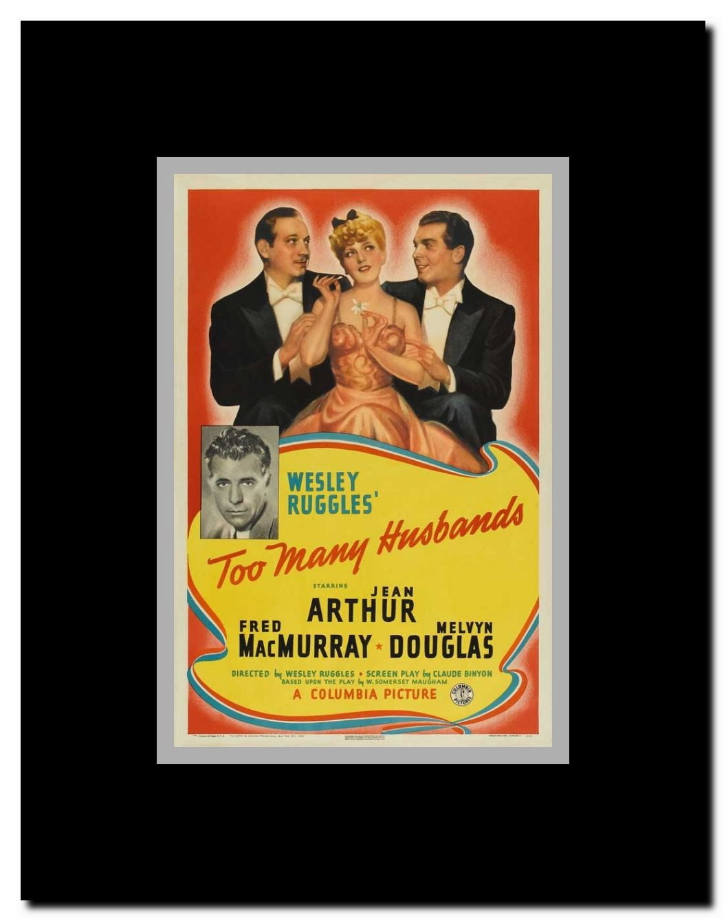 Too Many Husbands Framed Movie Poster