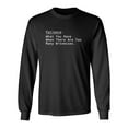 thumbnail image 1 of Too Many Witnesses Sarcastic Novelty Gift Idea Adult Humor Funny Men's Long Sleeve Shirts, 1 of 3