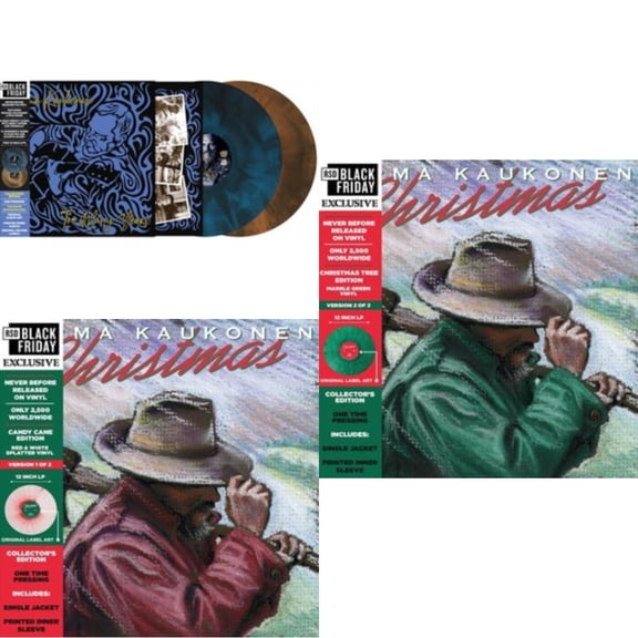 Christmas (Candy Cane Edition) & Christmas (Christmas Tree Edition) & Too Many Years (Deluxe/1-Blue/Black/2-Brown/Black Smoke LP Vinyl) (Rsd)