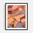 thumbnail image 1 of Too Much. And Beautiful. - Painting Abstract Modern Art Pastel Geometric Psychedelic Surrealism Black Framed Wall Art Print 8 x 10 inches, 1 of 4