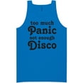 thumbnail image 1 of Too Much Panic Not Enough Disco Neon Tank Top, 1 of 1