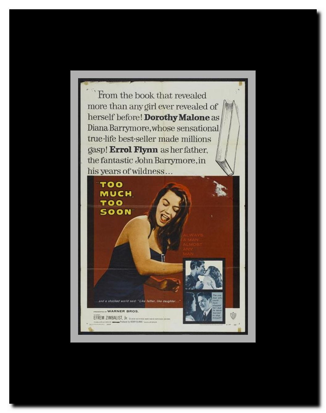Too Much Too Soon Framed Movie Poster