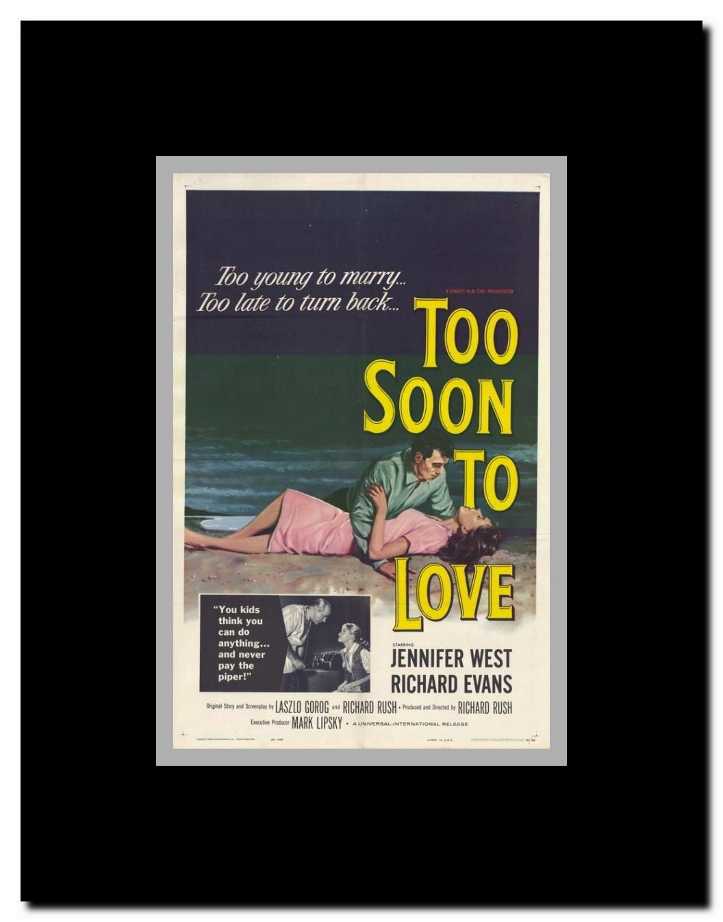 Too Soon to Love Framed Movie Poster