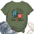 thumbnail image 1 of Too Tired for This T-Shirt for Women – Funny Lazy Mood Graphic Tee, Sarcastic Comfy Oversized Humor Casual Top, 1 of 5
