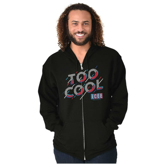 Too Vintage 80s Official Icee Logo Zip Up Hoodie Men's Women's Brisco Brands X
