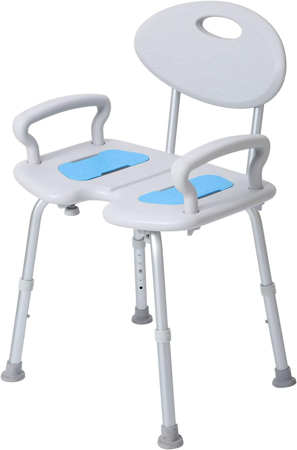 TooCust Large Shower Chair with Arms and Back Heavy Duty 350lbs, Extra