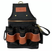 Toolux Electrician Tool Pouch with Tape Holder   Heavy Duty 1680D Polyester Tool Belt Bag, Multi Pocket Organizer