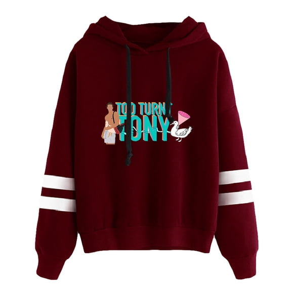 TooTurntTony Pocketless Hoodie Sweatshirts Streetwear Casual Men Women Fashion Clothes