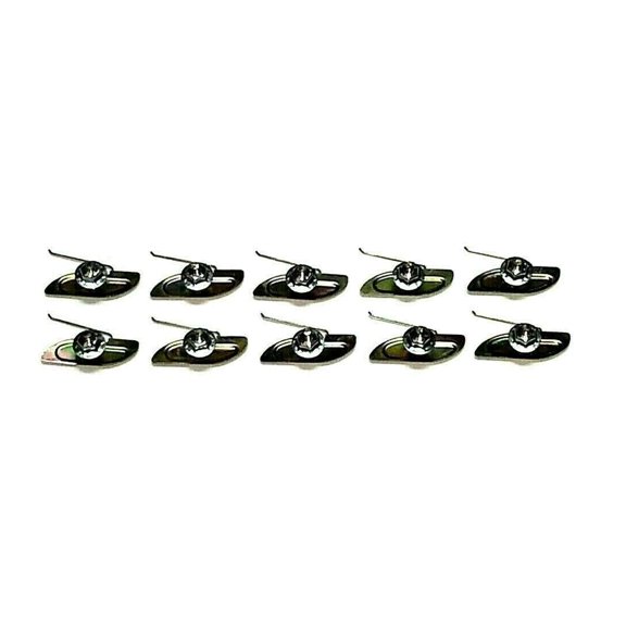 Toodiver 3/4"-1 5/8" Trim Molding Moulding Clips Nuts for Plymouth,for Jeep,for Dodge,for DeSoto,for Chrysler,for AMC 10pc B
