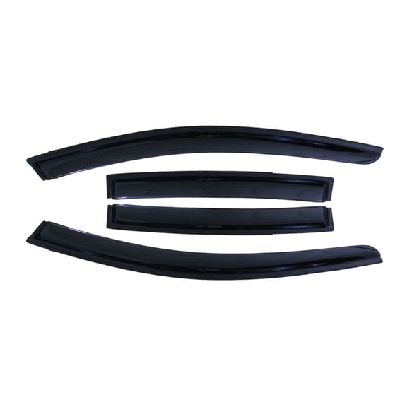 Toodiver 4pcs Sun Rain Wind Deflectors Door Window Visors Outside Mount Channel Style Dark Smoke Tint for Buick for LaCrosse 2010-2016