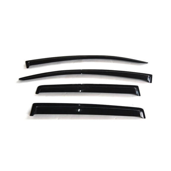 Toodiver 4pcs Window Visors Tape on External Window Style Acrylic Smoke Tinted for Chevy for Spark 2013-2015WD-CSPARK13