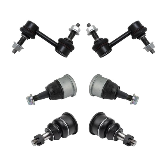 Toodiver 6pc Suspension Kit Upper & Lower Ball Joints Sway Bar Links 6 Piece for Cadillac for XLR 2004-2009,for Chevy for Corvette 1997-2011